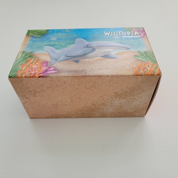 McDonald's Happy Meal toy - Playmobil Wiltopia Hammerhead Shark with Card, NEW - Picture 4 of 9